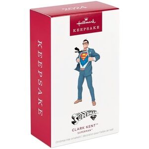 NIB 2024 Hallmark Keepsake Superman Clark Kent Ornament